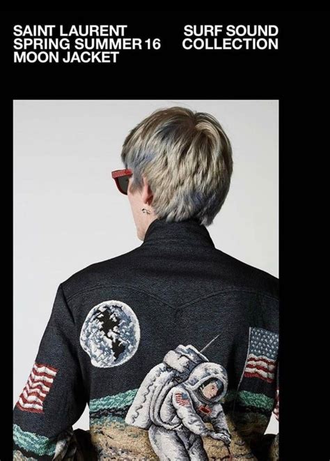 saint laurent moon landing jacket replica|Saint Laurent 16SS Moon Landing Jacket by Hedi Slimane.